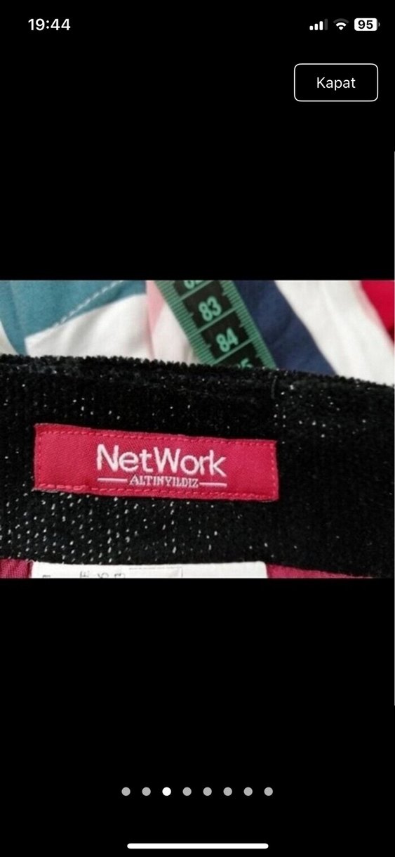 Network parıltılı kadife etek - Görsel 4