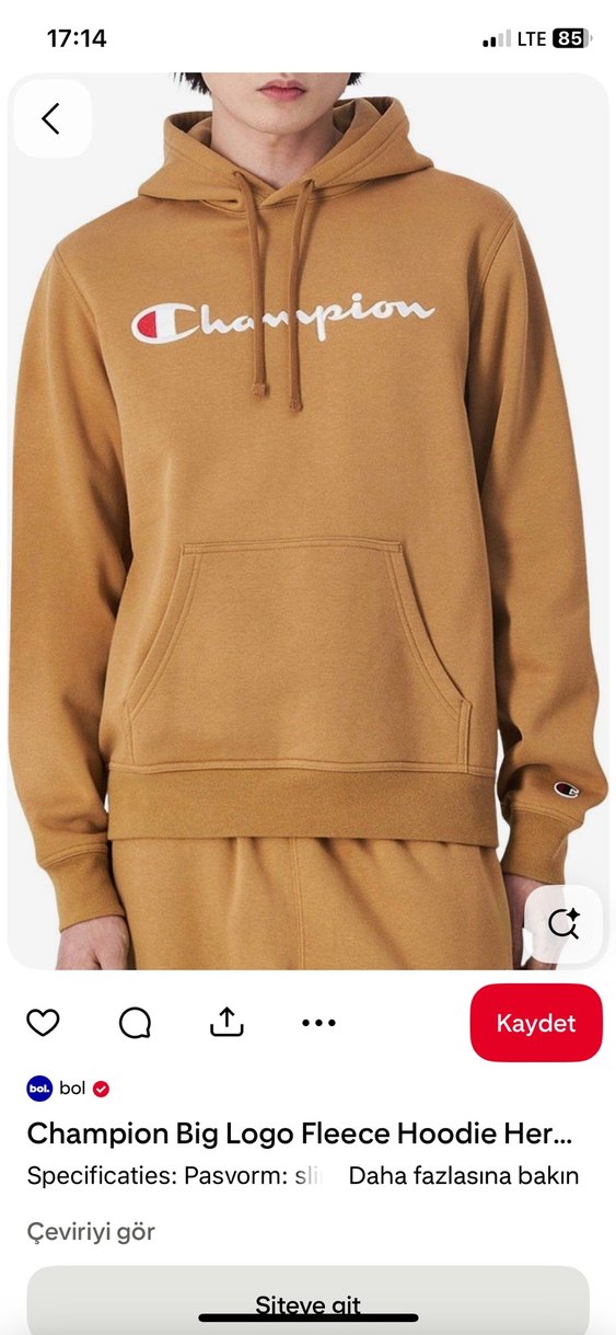 Champion taba sweatshirt - Görsel 3