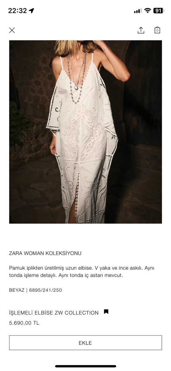 Zara İşlemeli yeni sezon - Görsel 2