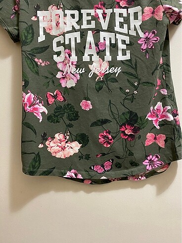 12-13 Yaş Beden haki Renk H&M kız tshirt