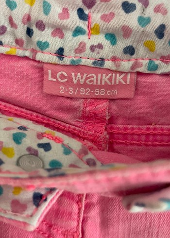 LC Waikiki Kız Çocuk Pembe Denim Mini Etek