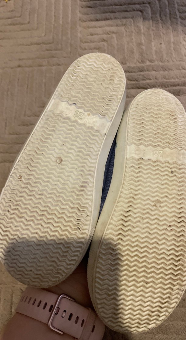 Nakışlı Mavi Kız Çocuk Kot Loafer - Görsel 2