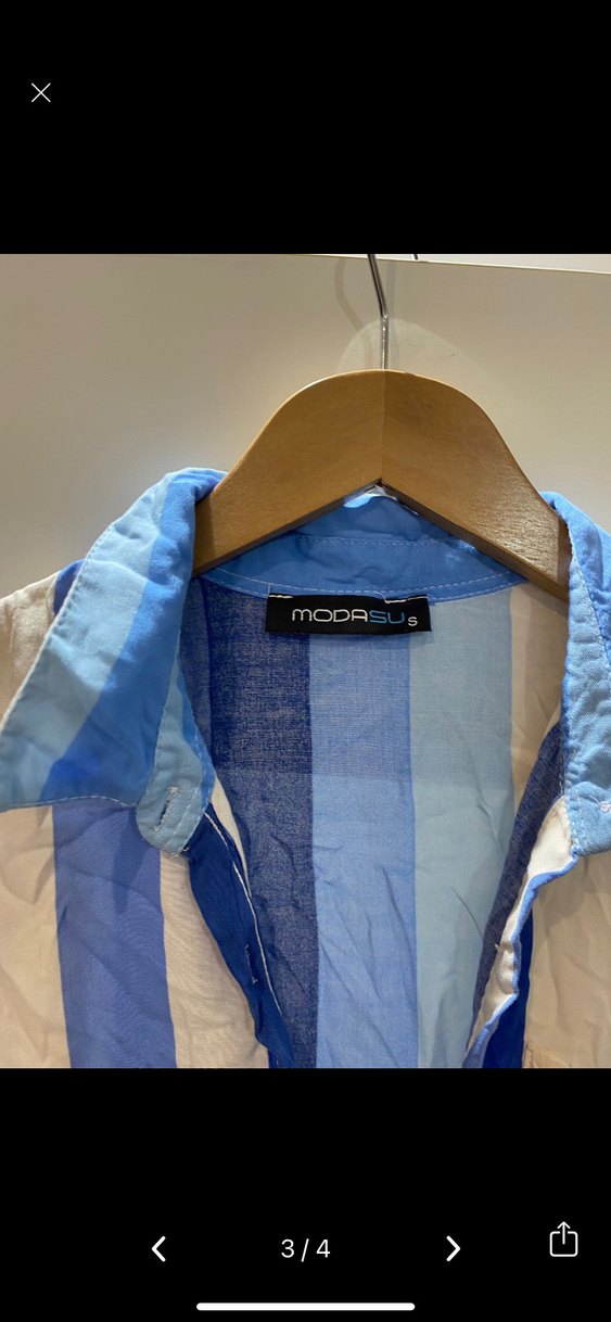 Bohem Uzun Mavi Bağlama Desenli Pareo - Görsel 3