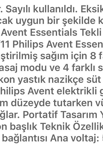 Philips Avent Elektrikli Göğüs Pompası - Görsel 3