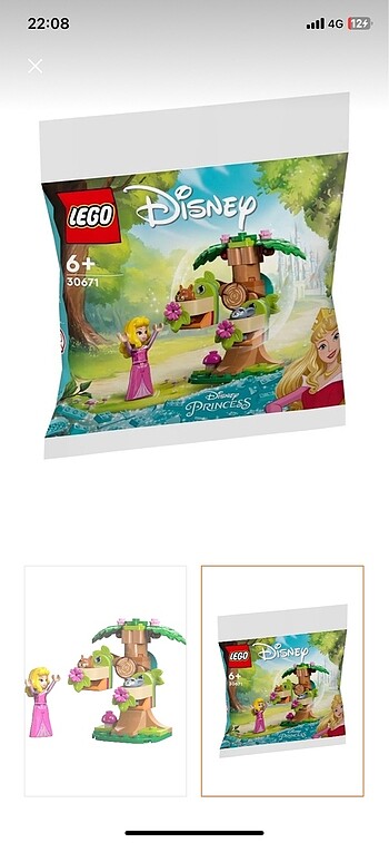 Disney 30671 Aurora's Forest Playground Polybag (60 Parça)