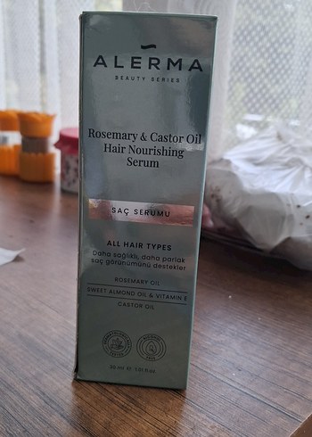 Alerma Biberiye & Hint Yağı Saç Serumu