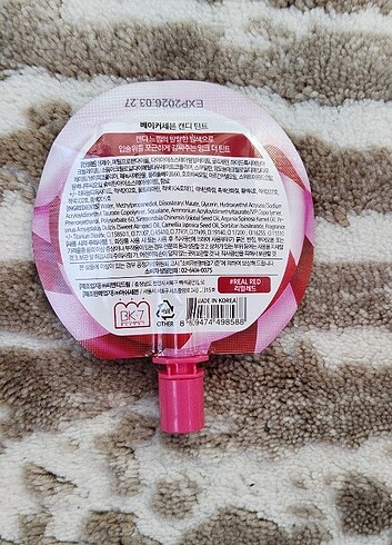  Beden Candy tint Kore markası 