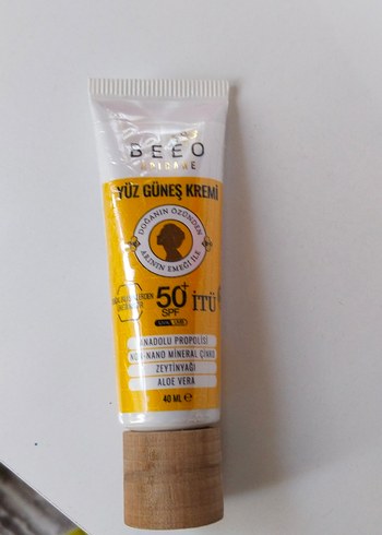 BEE'O Yüz Güneş Kremi SPF 50 40 ml