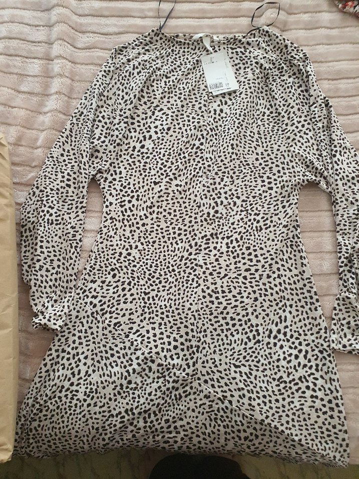 H&M Kayık Yakalı Elbise - Görsel 2