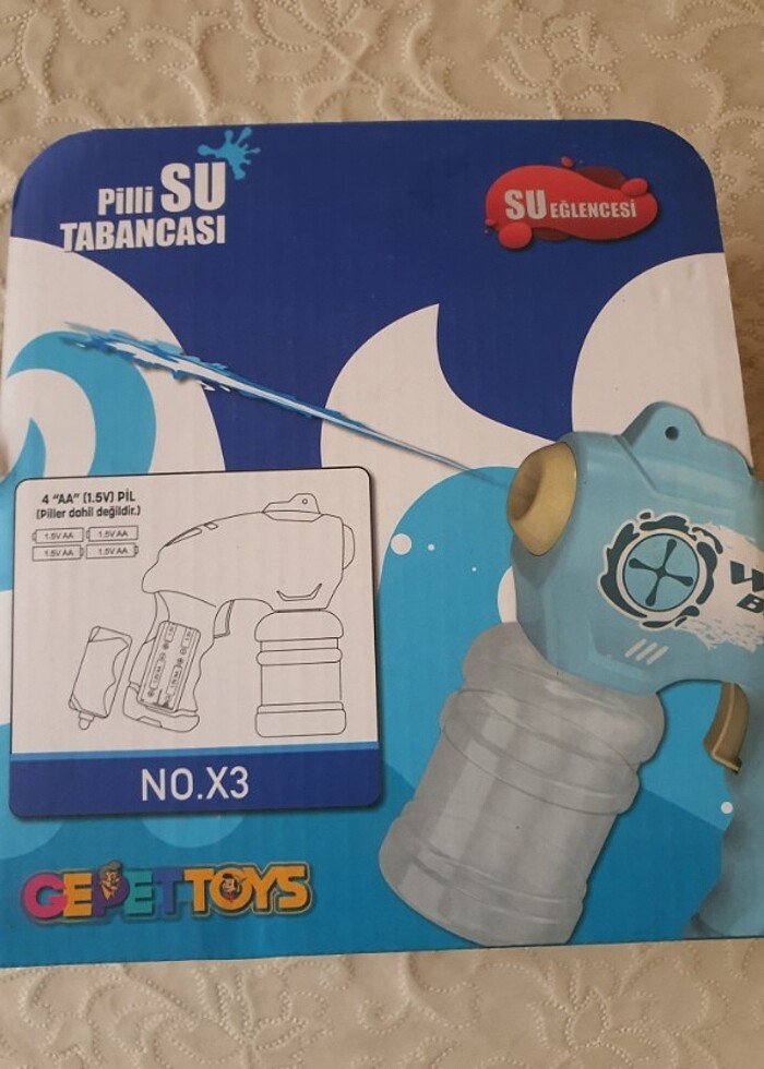 Gepettoys pilli su tabancası - Görsel 2