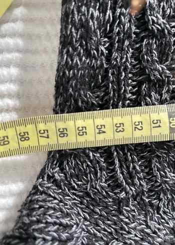 Gri Örgü erkekTriko Kazak - Görsel 5