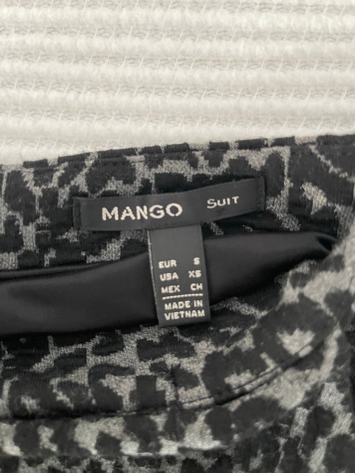 Gri Yılan Desenli Pilili Mini Etek - Görsel 4