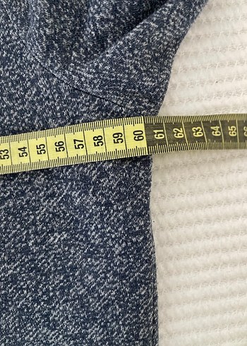 Gri Erkek Yüksek Yakalı Triko Sweatshirt - Görsel 5