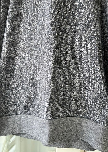 Gri Erkek Yüksek Yakalı Triko Sweatshirt - Görsel 3