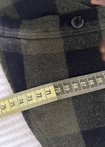 Haki Ekose Düğmeli Erkek Gömlek - Görsel 8