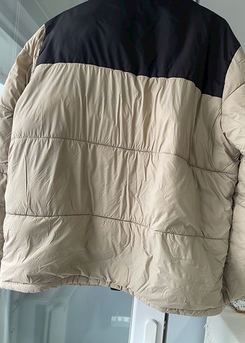 Jack Jones marka Bej Siyah Renkli Rahat Kesim Mont - Görsel 4