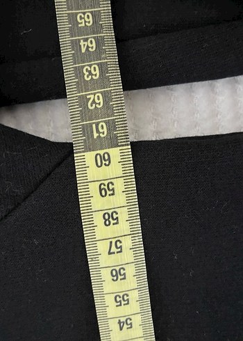 Erkek Siyah Kapüşonlu Uzun Kollu Sweatshirt - Görsel 5