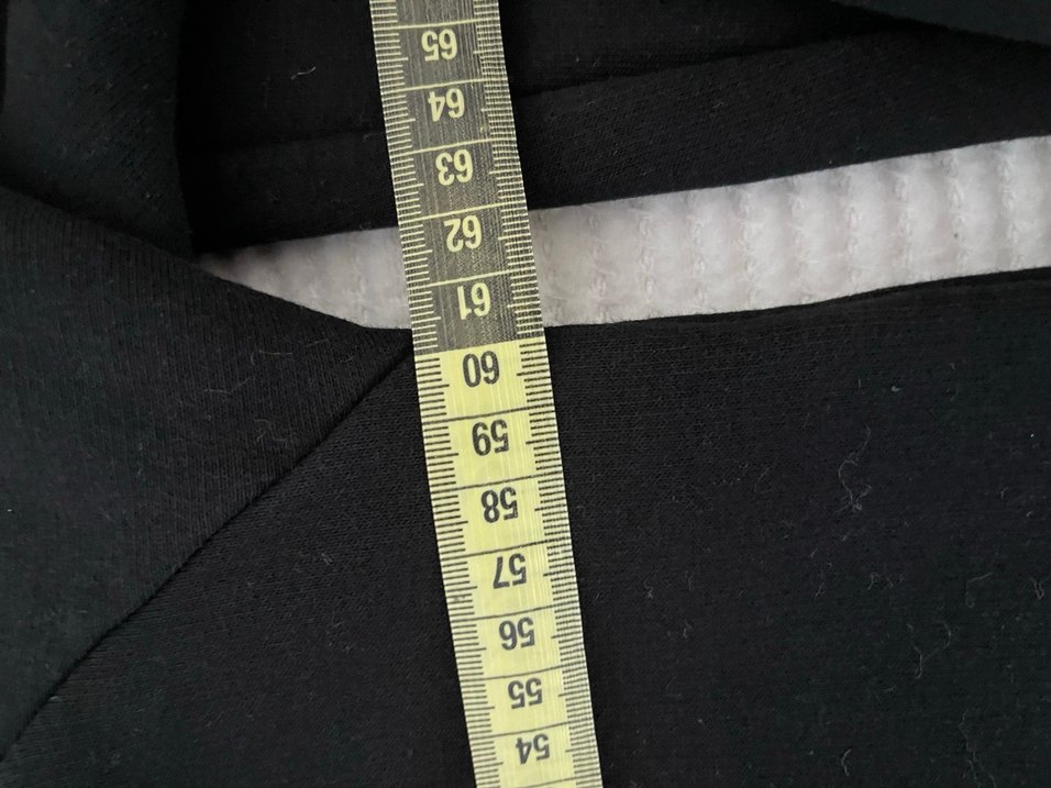 Erkek Siyah Kapüşonlu Uzun Kollu Sweatshirt - Görsel 5