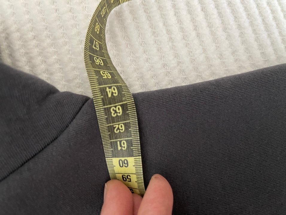 Gri Yarım Fermuarlı Yüksek Yakalı Sweatshirt - Görsel 5