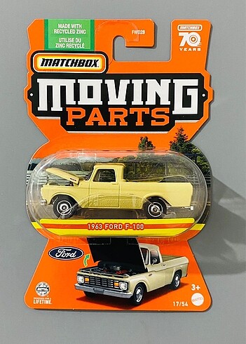 Ford f 100 matchbox moving parts