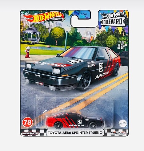 Toyota ae86 sprinter trueno hot wheels premium