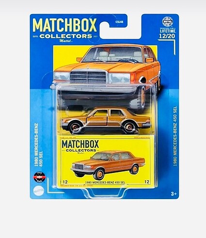 Mercedes Benz 450 sel matchbox sıfır kapalı kutu
