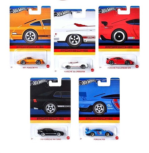Porsche 5?li set sıfır kapalı kutu