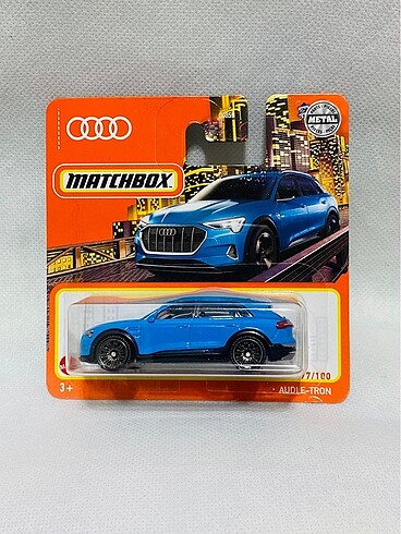 Audi e tron matchbox sıfır kapalı kutu