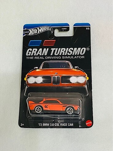 Bmw 3.0 csl race car gran turismo sıfır kapalı kutu