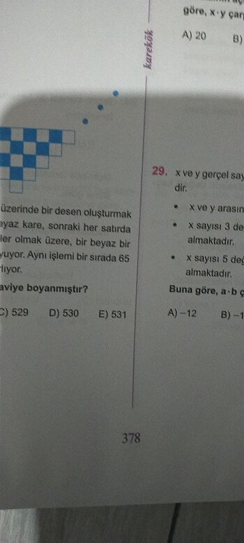  Beden Matematik tyt karekök yayınları 