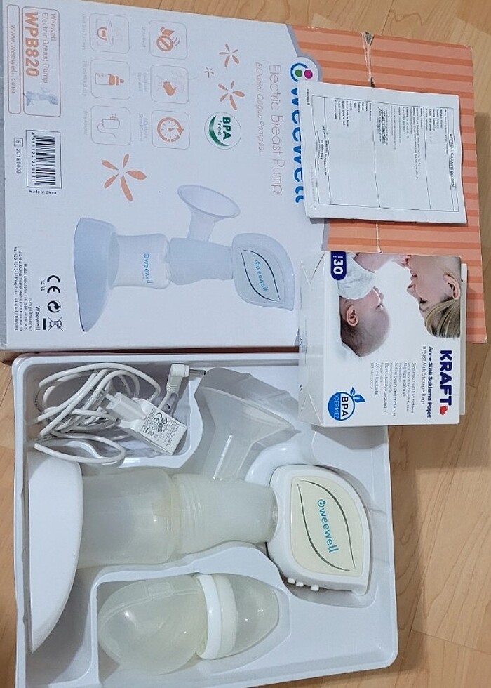 Weewell Elektrikli göğüs pompası - Görsel 3