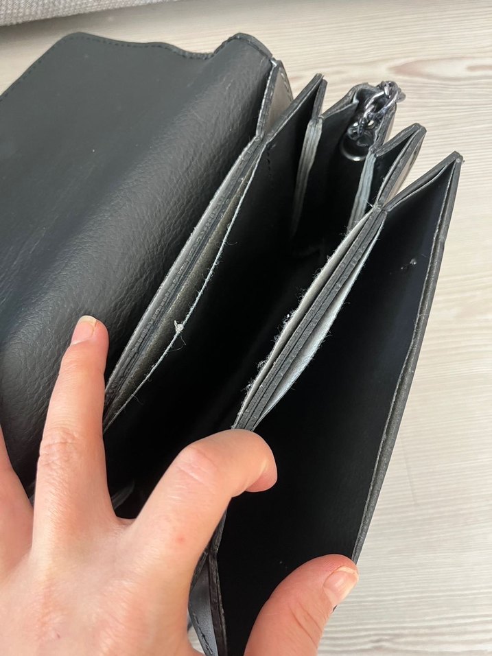 Gri Süet Tokalı Kadın Çanta - Görsel 2