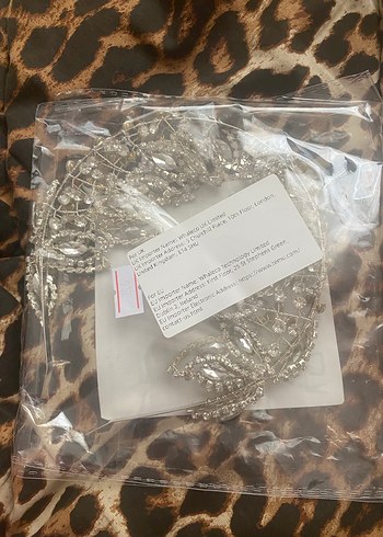 Beyaz Payetli Parlak Saç Aksesuarı - Görsel 2