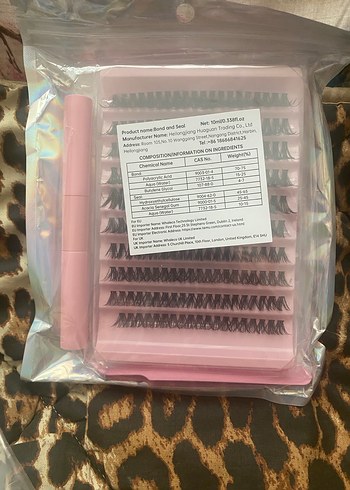 Pembe Işıltılı Takma Kirpik Seti - Görsel 2