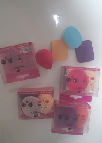 Renkli Makyaj Süngeri Seti - Görsel 2