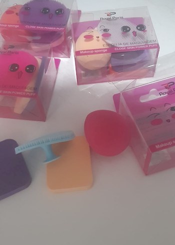 Renkli Makyaj Süngeri Seti - Görsel 3