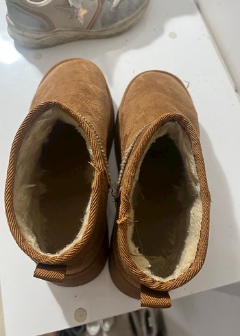 Kahverengi Kürklü Kadın Dolgu Topuk Bot - Görsel 3