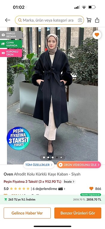 Kolları peluş kaban