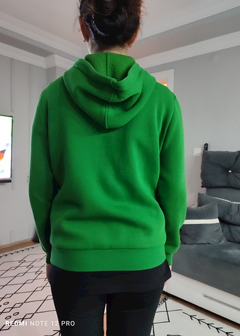 Diğer Yeşil Fermuarlı Kadın Sweatshirt
