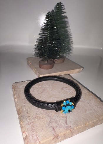 Renkli İşlemeli Boncuklu Bohem Bileklik Seti - Görsel 2