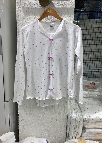 Fiyonk detay pijama takımı - Görsel 3