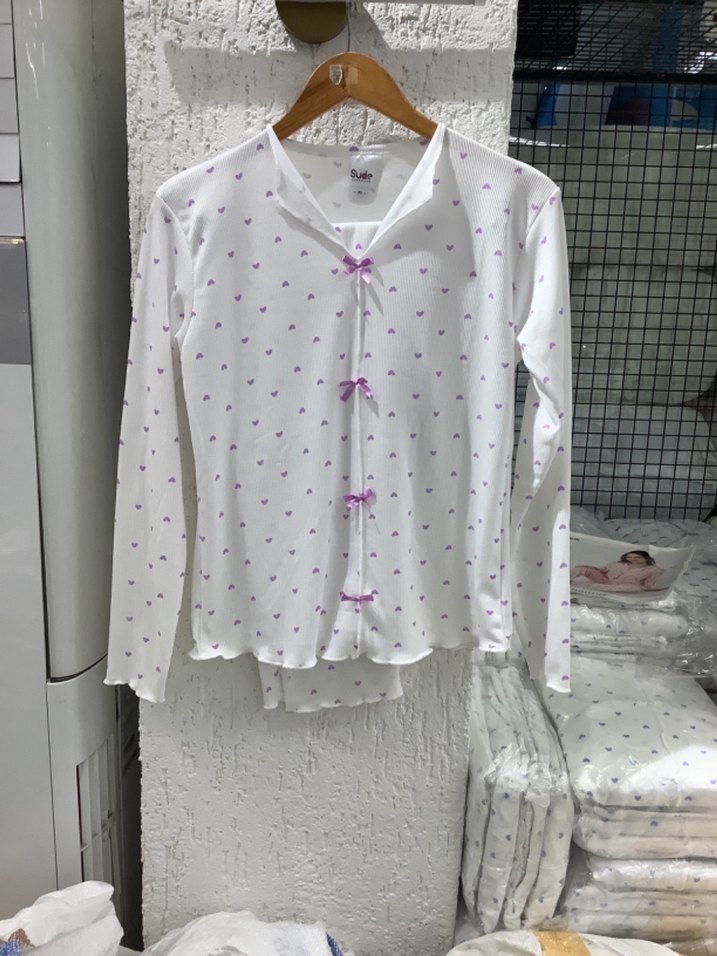 Fiyonk detay pijama takımı - Görsel 3