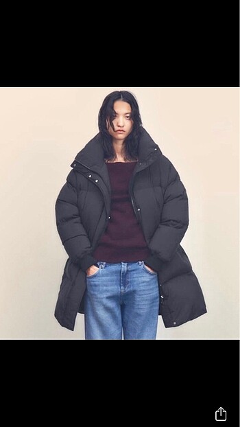 Zara kadın şişme mont