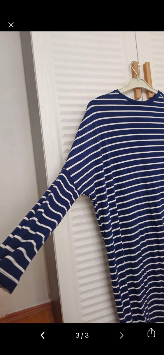 Mavi Çizgili Tunik - Görsel 3