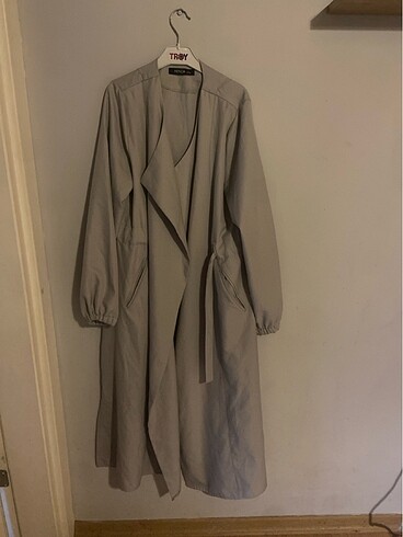 40 Beden gri Renk Trenchcoat