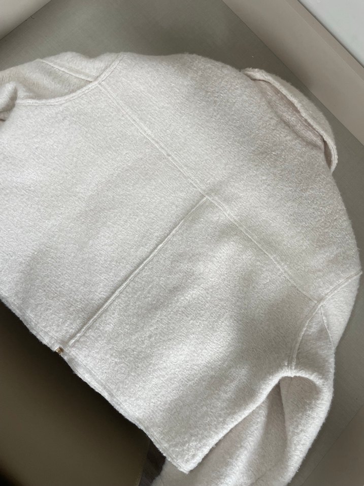 Zara beyaz buklet ceket - Görsel 4