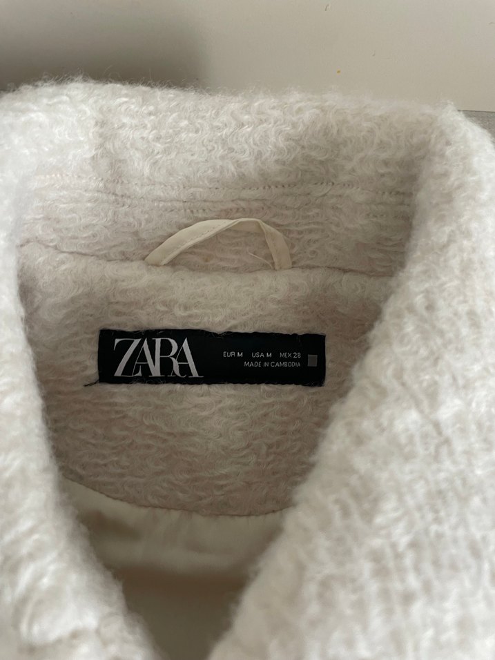 Zara beyaz buklet ceket - Görsel 3