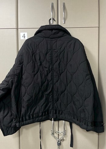 Zara Siyah  Kapitone Ceket mont - Görsel 3