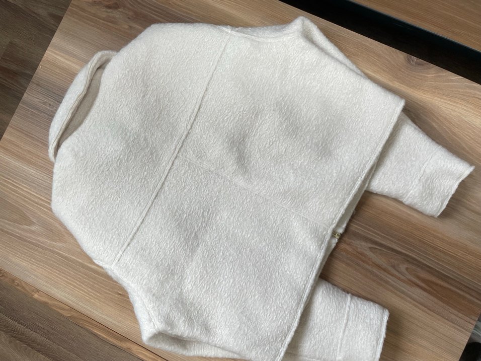 Zara beyaz buklet ceket - Görsel 4