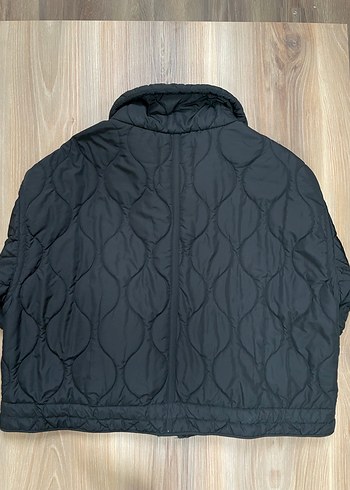 Siyah Kadın kapitone ceket mont - Görsel 2